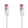 Nätverkskabel 5m, Cat6, RJ45, S/FTP, Rund - Vit#1