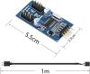 Moderkort USB 2.0 A till 9-polig rubrik, 1 till 2 förlängning hub splitter adapter, 9-polig anslutningsadapter port#2