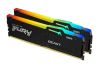 64 GB (2x32GB) DDR5-5200 Kingston FURY Beast Black RGB CL40, XMP - Svart#1