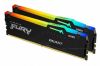 64 GB (2x32GB) DDR5-5600 Kingston FURY Beast Black RGB CL40, XMP - Svart