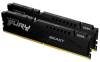 64 GB (2x32GB) DDR5-6000 Kingston FURY Beast Black CL30, XMP - Svart