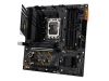 Asus TUF GAMING B660M-E D4, Intel LGA1700, PCI Express, MicroATX, 4xDDR4, 2xM.2 + SATA3 RAID, HDMI/DP, USB-C, 7.1 audio, 2.5Gbe LAN, Aura Sync RGB#2