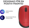 Logitech Wireless Mouse M171 - Röd#4