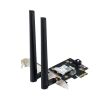 AX3000 Dual Band PCI-E WiFi 6 (802.11ax). Supporting 160MHz, Bluetooth 5.0, WPA3 network security, OFDMA and MU-MIMO