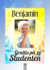 Studentskylt Deluxe 50x70 inkl. Redigering / Design#1