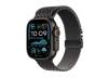 Apple Watch Ultra 2 GPS + Cellular 49mm Svart Titanboett med Svart Titan Milaneseloop - M