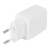 Deltaco USB GaN wall charger 1x USB-A 18, W 1x USB-C PD 30 W, PPS#2