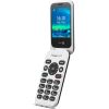 Doro 6821 - Svart / Vit Vikbar telefon 4G#1