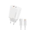 Dudao Laddare 22,5W 1xUSB-C+1xUSB-A inkl. 1m USB-C - Lightning#1