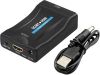 Scart till HDMI omvandlare 1080p Svart Scart > HDMI Adapter#1