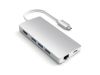 Satechi Type-C MultiPort Adapter 4K V2 Silver, HDMI, 3 x USB 3.0, USB-C, SD/microSD, Ethernet#2