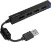 Speedlink Snappy Slim 4-port USB-hub Svart#1